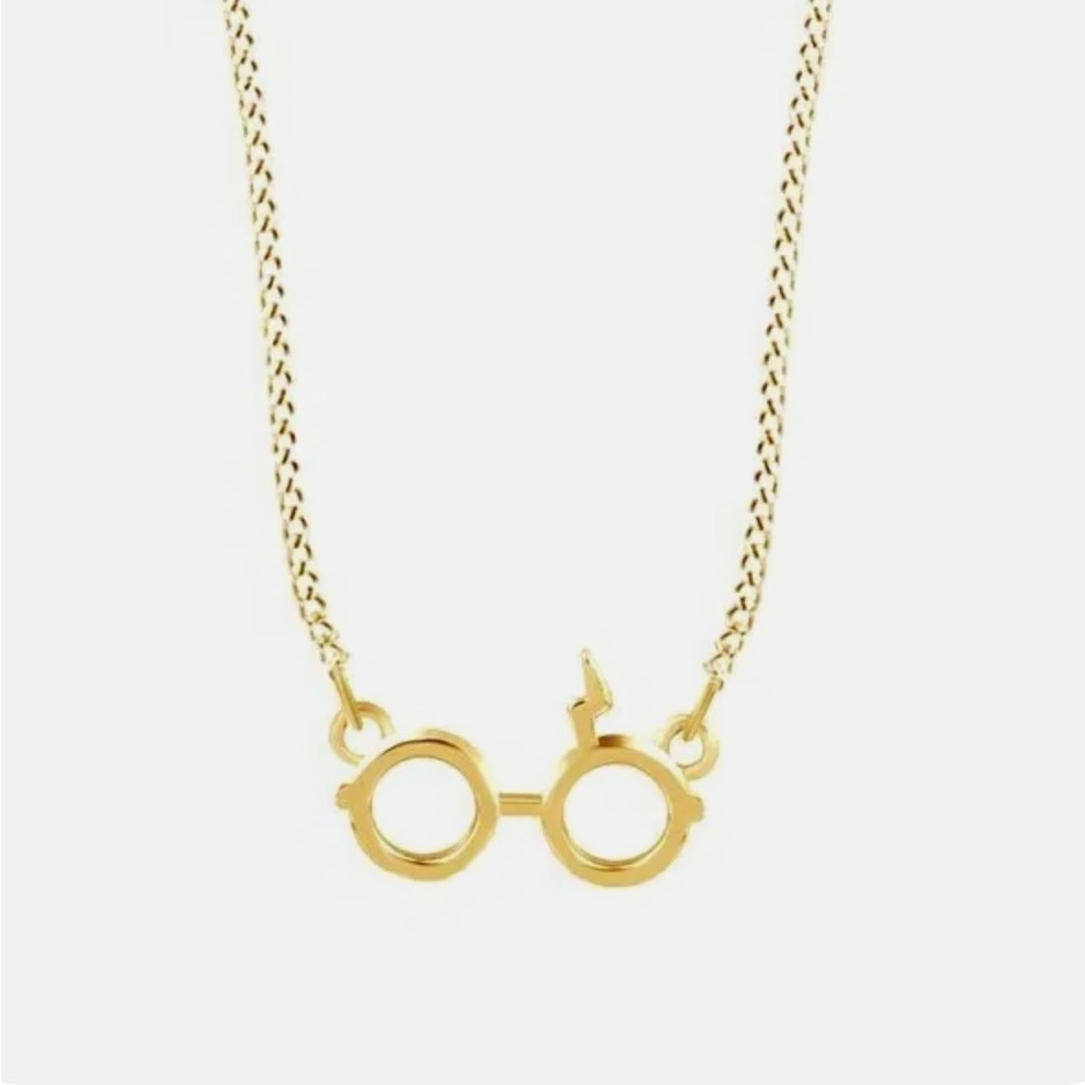 Harry Potter glasses lightening bolt necklace ⚡️